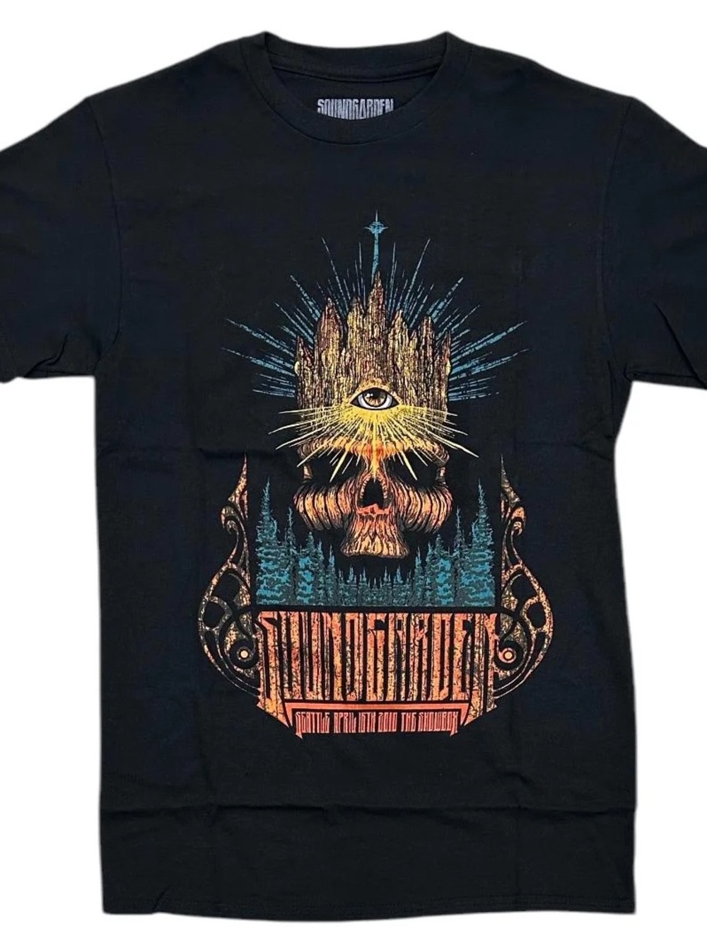 Soundgarden 2010 Tour Poster Graphic T-Shirt Size Large